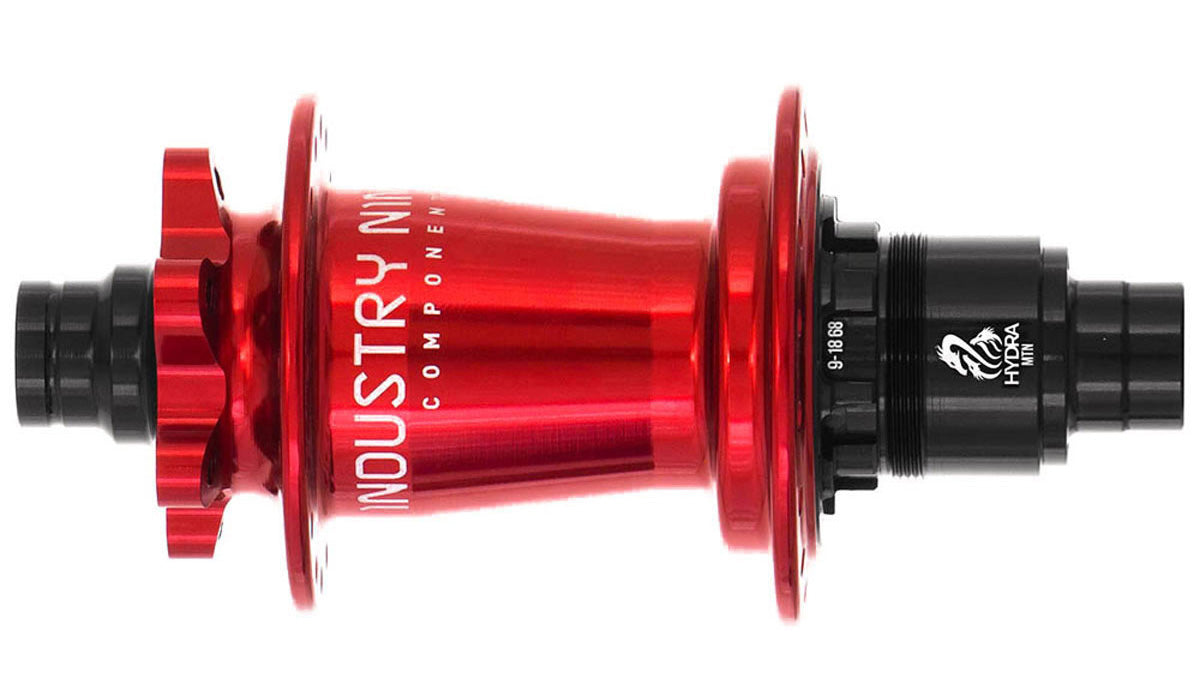 Industry Nine Hydra Classic Boost 6B Disc Hub Rear 32H 12mm TA 148mm SRAM XD Red