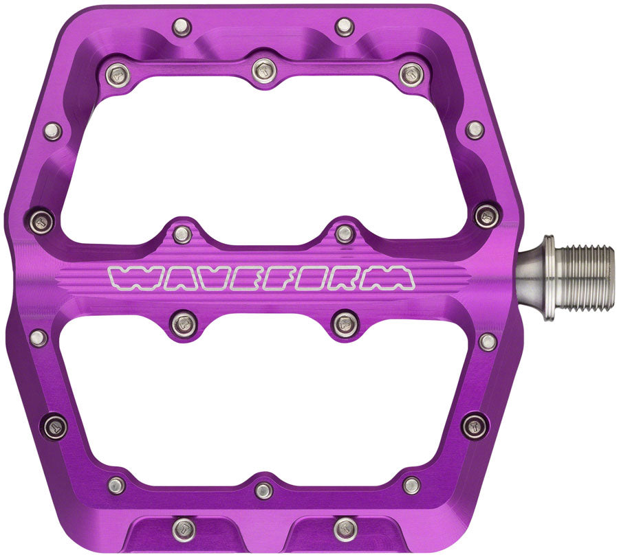 Wolf Tooth Waveform Platform MTB Pedals - Purple